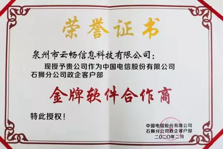 金牌软件合作商